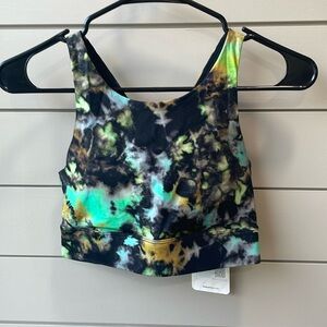 Fabletics No Bounce High Impact Sports Bra - Tie Dye - Extra Small